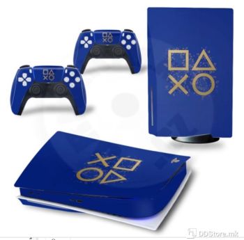 Vinyl cover (stickers) for console and controller - PlayStation Logo v1 (PS5 Disc Edition)