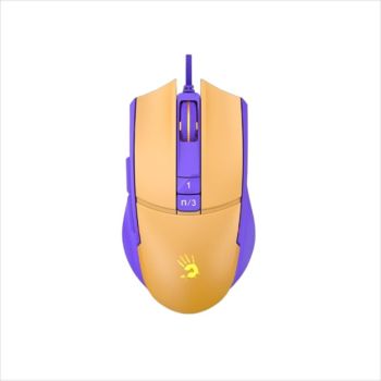 MOUSE WIRED A4TECH Bloody Gaming, L65 Max , RGB, USB, 8000CPI, Royal Violet