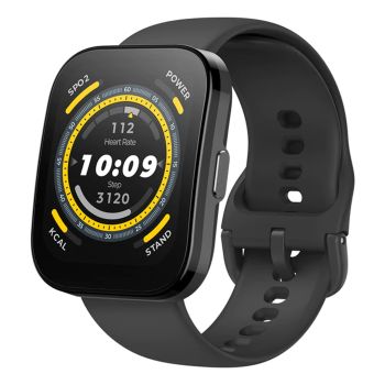 Amazfit Bip 5 Black, 1.91inc Color Display,10 days Battery Life, 5 ATM Water-resistance, 4 Satellite Positioning Systems, Blood-oxygen