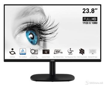 Monitor 24" MSI PRO MP245V VA, 100Hz, 1ms, FHD, HDMI, VGA, Frameless