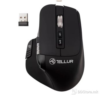 Mouse Tellur Wireless Shade 3200dpi RGB Black
