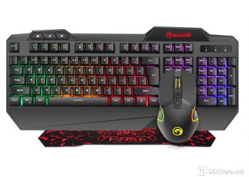 [C] MARVO Keyboard, Mouse&Mouse Pad Gaming Combo CM306, 7-Programmable Buttons