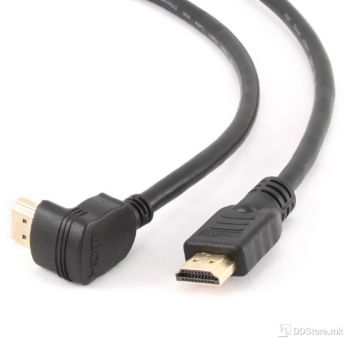 Cable HDMI M/M 90 degrees 1.8m v2.0 angular Black Gembird