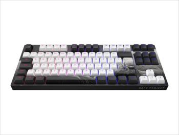 KEYBOARD MECHANICAL DARK PROJECT DPP 87 INK TKL HS RGB linear mechanical switches G3ms Sapphire, +4 switch