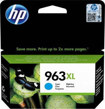HP 963XL 3JA27AE,  Ink Cartridge Cyan za 1600 strani  HP OfficeJet Pro 9010 ; 9013 ; 9020 ; 9023 ;