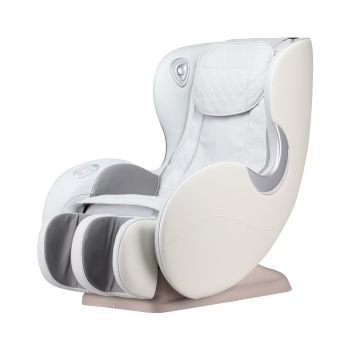 Sofa Massage chair model R8526 ( Grey+White ), New 2D massage mechanism with flower- shaped rollers, SL-shape track, Zero gravity, Infr
