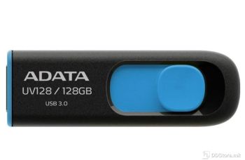 ADATA 128GB UV128 Blue AD, USB 3.2 Gen1, 100Mb/s, 80Mb/s, black/blue