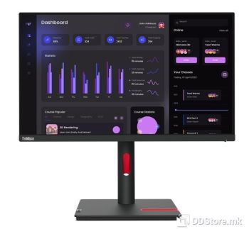 Monitor 24" Lenovo ThinkVision T24i-30 FullHD IPS VGA/HDMI/DP Tilt, Swivel, Pivot,HeightAdj, 4xUSB