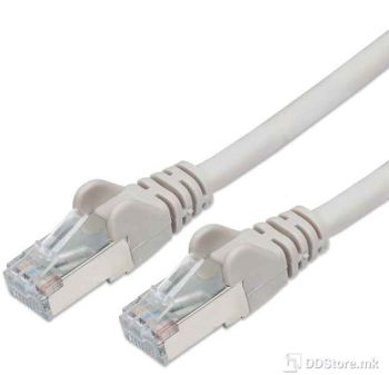 Intellinet patch kabel, Cat6 Certified, CU, S/FTP, LSOH, RJ45, 0.5 m, sivi