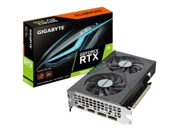 Gigabyte GeForce RTX 3050 EAGLE OC 6GB GDDR6 2xHDMI/DP DX12U PCIe 4.0 WINDFORCE 2X