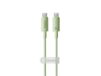 Cable USB 2.0 Type-C to Type-C 2m Baseus Habitat PD 100W Natural Green