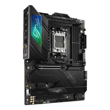 ASUS ROG STRIX X670E-F GAMING WIFI, CPU AMD Socket AM5 for AMD Ryzen 7000 Series Desktop Processors, Chipset: AMD X670, Memory: 4 x DIM