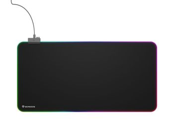 Mouse Pad Genesis Lighting Boron 500 XXL RGB Logo 800x300 Gaming