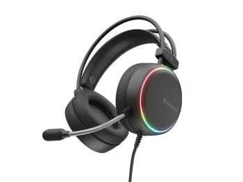 Headphones Genesis Gaming Neon 613 RGB Backlight Black