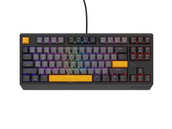 Keyboard Genesis Gaming Thor 230 TKL Hot Swap Mechanical Red Switch RGB Anchor Grey Negative