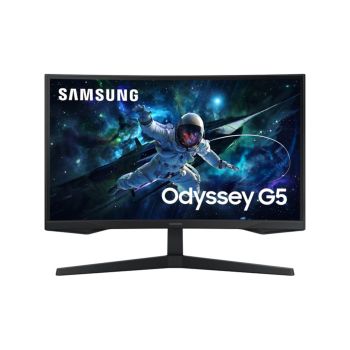 SAMSUNG S27CG552EU 27" WQHD Odyssey G5 G55C With 1000R Curved Screen, Black, WQHD 2560x1440 resolution, 165Hz refresh rate, Brightness