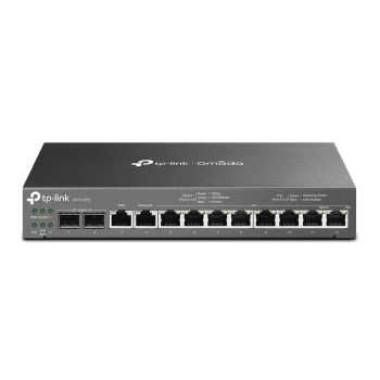 TP-Link ER7212PC, Omada Gigabit VPN Router with PoE+ Ports and Controller Ability, PORT: 2× Gigabit SFP WAN/LAN Port, 1× Gigabit RJ45 W