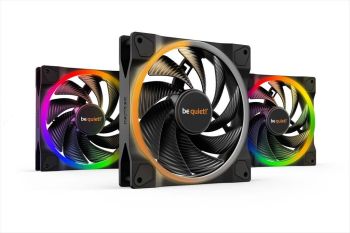 COOLERS CASE FAN 140mm BE QUIET! LIGHT WINGS PWM high-speed 2.200rpm ARGB, RIFLE BEARING, Triple Pack, BL079