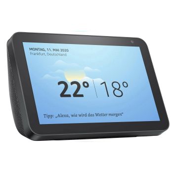 Amazon Echo Show 8, Black, 2nd generation (2021 release), HD smart display with Alexa and 13 MP camera, B084TNNGPG