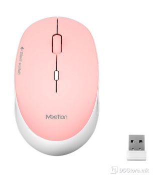 Meetion Mouse R570 Pink, 2.4G Wireless