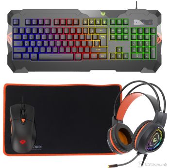 Meetion C505  4 in 1(Keyboard, Mouse, Headset, Pad)