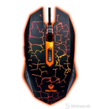 Meetion M930 GAMING Mouse Black, 4C Backlight