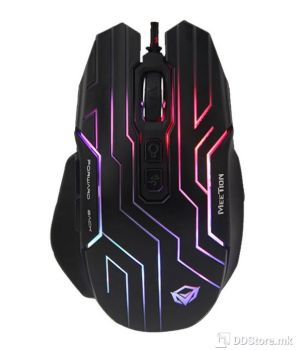 Meetion GM22 GAMING Mouse Black, RGB Backlight