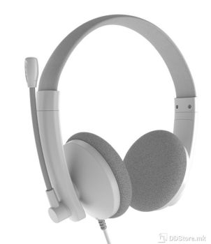 Meetion HP003 Headphone f3.5 White, 3.5mm audio Headphone