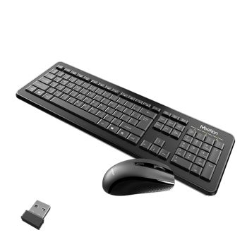 Meetion C4120 Wireless Combo Black Keyboard + Mouse , ABS Plastic, DPI  800/1200/1600/ Switch≥3,000,000/, Battery AA*1/ Size: 110*60*37