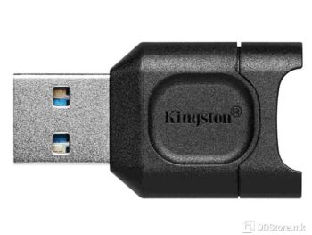 Kingston MobileLite Plus MicroSD Reader, USB 3.2 Gen 1 speeds, Peak performance for UHS-II & support for UHS-I cards, MLPM