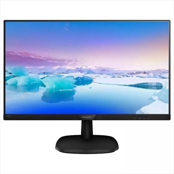 MONITOR 24" PHILIPS 243V7QDSB IPS, FHD, 4ms, VGA, DVI, HDMI, BLACK