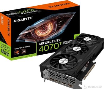 Gigabyte nVidia GeForce RTX 4070 Ti SUPER WINDFORCE 16GB GV-N407TSWF3OC-16GD