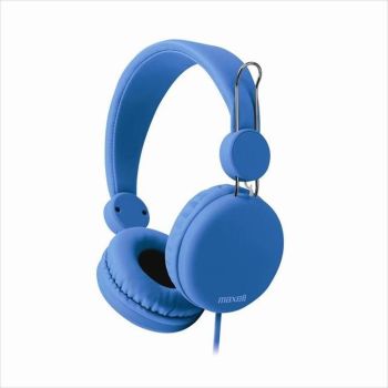 HEADPHONES MAXELL SPECTRUM, SMS-10S w/microphone 1x3.5mm BLUE