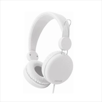 HEADPHONES MAXELL SPECTRUM, SMS-10S w/microphone 1x3.5mm WHITE