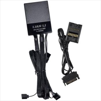 FAN CONTROLLER LIAN LI , for UNI FAN TL and TL LCD fans, 12TL-CONT3B Black