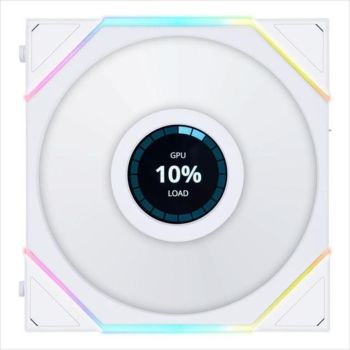 COOLERS CASE FAN 120mm LIAN LI UNI FAN TL LCD 120 Reverse Blade A-RGB 1900 RPM PWM, White, 12RTLLCD1W