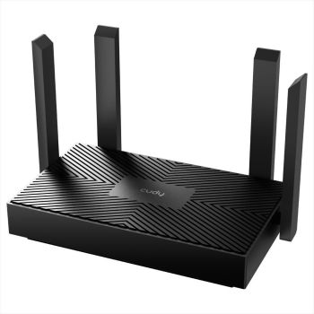 NET ROUTER WIRELESS DUAL BAND AX1500 CUDY WR1500 Wi-Fi 6, x1 10/100/1000 WAN port, x3 10/100/1000 LAN ports, 4x antenas