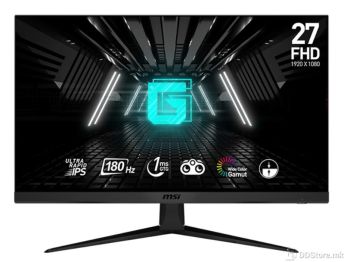 Monitor 27" MSI G2712F eSports Gaming IPS, 1ms, 180Hz, FHD, HDMIx2, DP, Tilt, Frameless