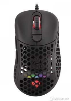 Mouse Genesis Gaming Krypton 555 8000DPI RGB Lightweight Black