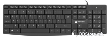 Keyboard Natec Nautilus Slim Black