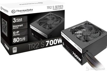 Thermaltake Power Supply 700W TR2, PCIe 6+2pin x2, ATX 12V, SATA x 4, Peripheral (4Pin) x4