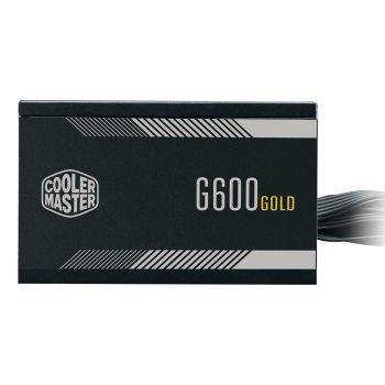 CoolerMaster G600 GOLD 600W Entry Level 80 Plus Gold ATX Power Supply, Bulk, Active PFC, ATX 24 Pin Connectors: 1, EPS 4+4 Pin Connecto