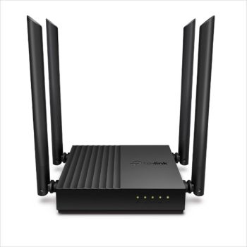 NET ROUTER Wireless TP-LINK ARCHER C64, AC1200, Dual Band, 5× Gb ports, 5GHz