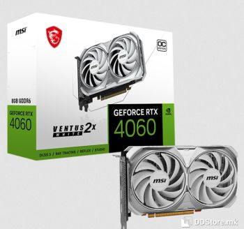 MSI nVidia GeForce RTX 4060 8GB 128bit RTX 4060 VENTUS 2X WHITE 8G OC