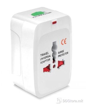 Universal Charger Travel Adapter MeanIT T4 EU/US/UK/AU