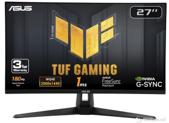 ASUS 27" VG279QL3A, Full HD(1920x1080), 180Hz, Fast IPS, ELMB, 1ms (GTG)