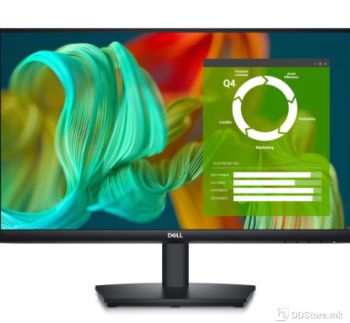 MONITOR DELL 23.8" E2424HS LED, VGA, DP, HDMI, FHD (1920x1080), Integrated Speakers, Black EUR,3y