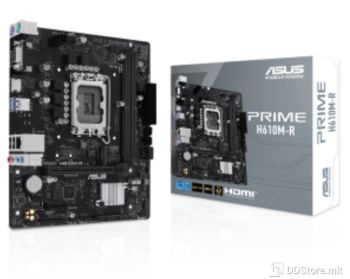 ASUS PRIME H610M-R D4-SI, Intel H610 (LGA 1700) mic-ATX motherboard with DDR4