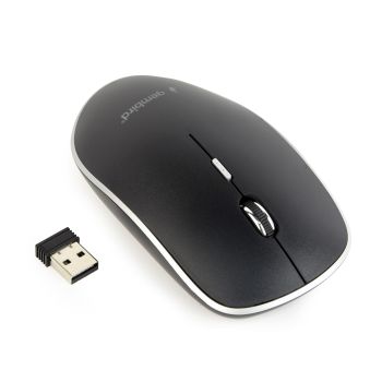 Gembird Wireless optical mouse, black, PN:MUSW-4B-01