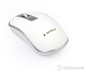 Gembird Wireless optical mouse, white-silver, PN:MUSW-4B-06-WS